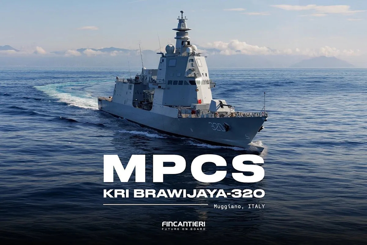 Indonesia Receives Italian-Made 'Brawijaya' Frigate to Strengthen Naval Defense