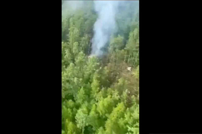Russian Passenger Plane with 49 onboard Crashes, Footage Revealed with Low Survival Chances